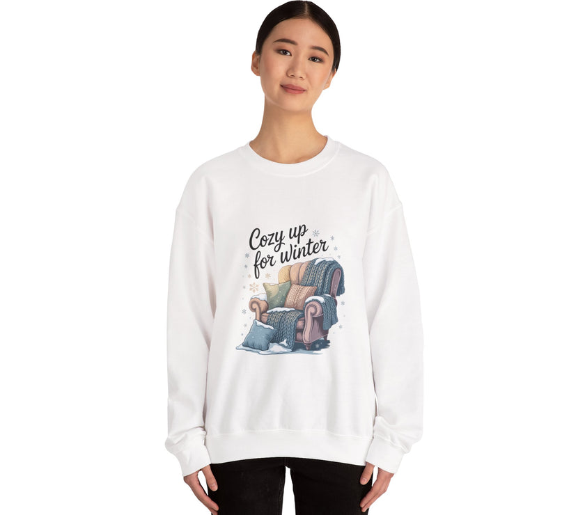 Cozy Up for Winter Crewneck Sweatshirt