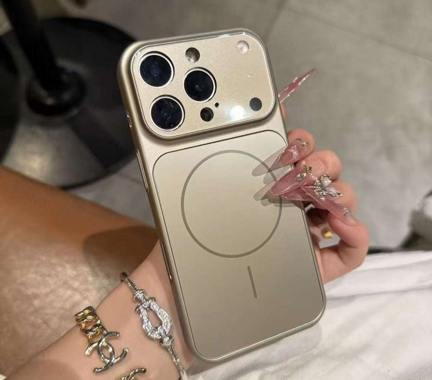 Solid Color All-inclusive Magnetic Phone Case