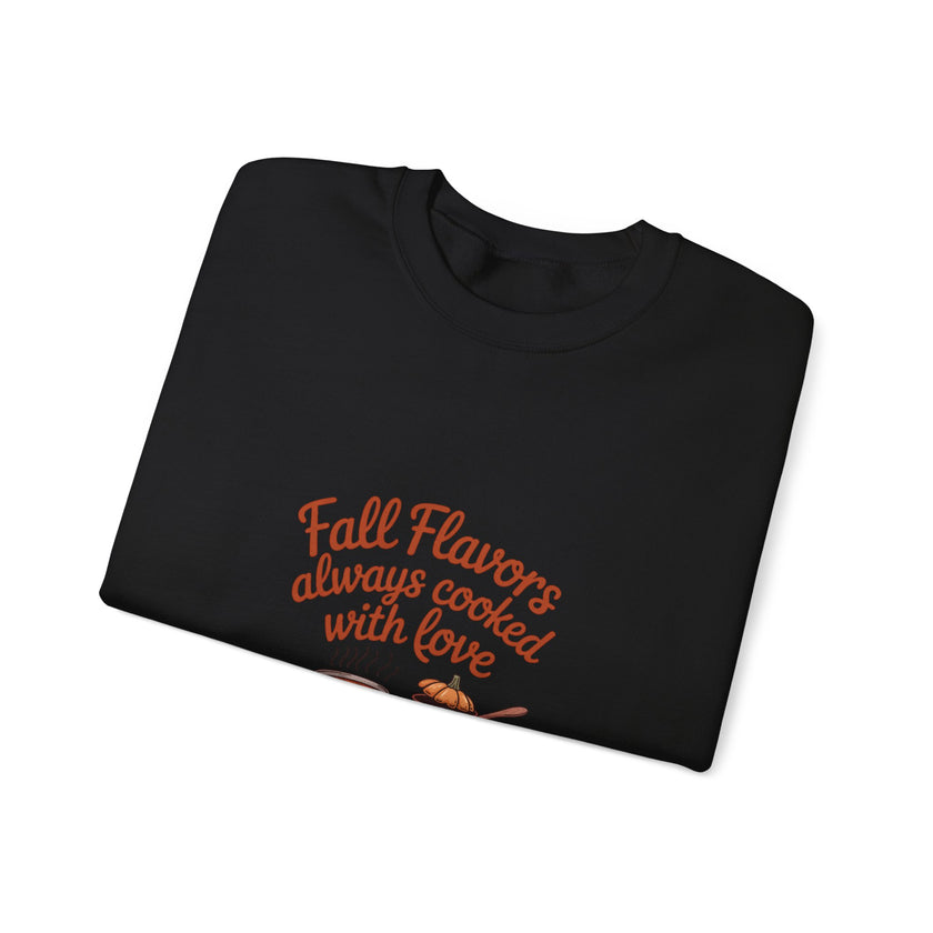 Fall Flavors Crewneck Sweatshirt - Always Cooked with Love