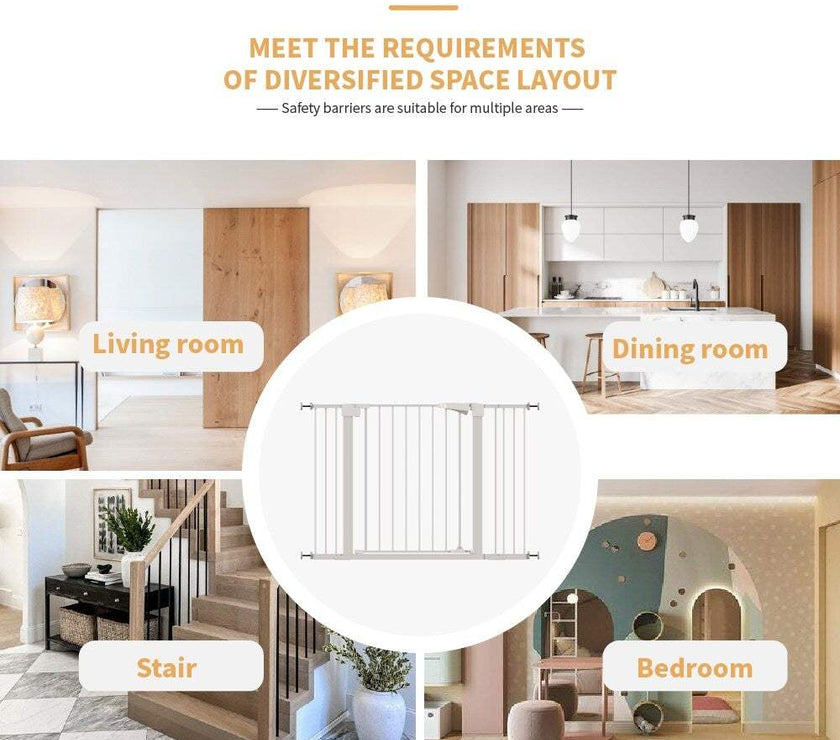 High White Child Safety Gate