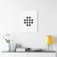 Zodiac Constellation Chart Canvas | Astrology Art Print, Metallic Galaxy