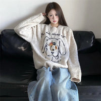 Casual Loose Sweater Top Women