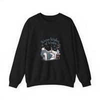 Cozy Winter Sweatshirt with 'Warm Wishes of Winter' Design
