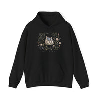 Cozy Nature-Themed Unisex Hoodie with House Design