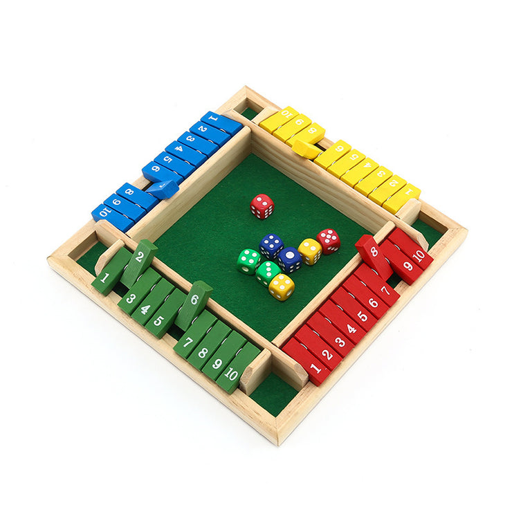 Four-sided Flip Card Game Digital Game Toy