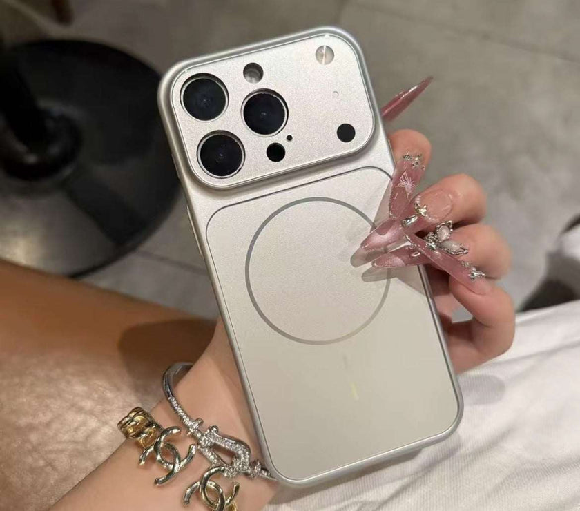 Solid Color All-inclusive Magnetic Phone Case