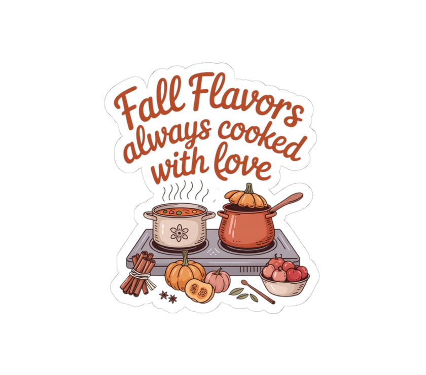 Fall Flavors Cooking Stickers - Always Cooked with Love