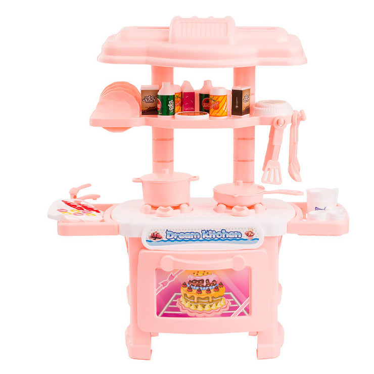 Children's play house tableware kitchen toy set