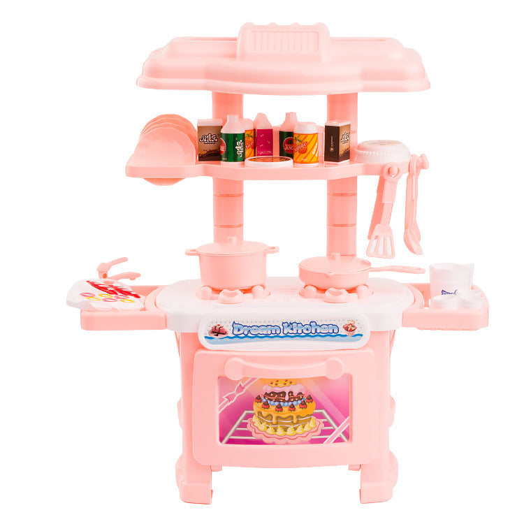 Children's play house tableware kitchen toy set