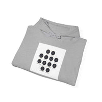 Minimal Constellation Grid Hoodie | Astrological Zodiac, Metallic Dot Galaxy