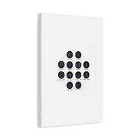 Zodiac Constellation Chart Canvas | Astrology Art Print, Metallic Galaxy