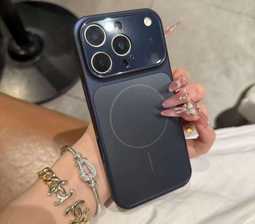 Solid Color All-inclusive Magnetic Phone Case