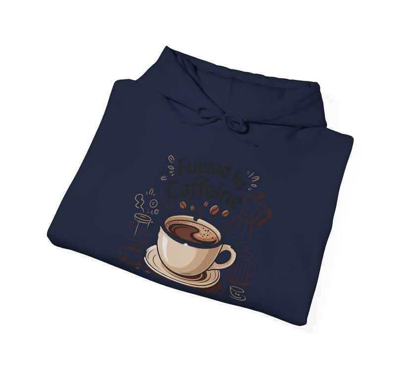 Caffeine Lover's Hoodie - Fueled by Caffeine Sweatshirt