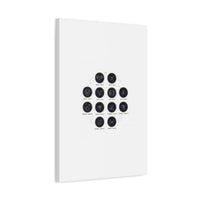 Zodiac Constellation Chart Canvas | Astrology Art Print, Metallic Galaxy