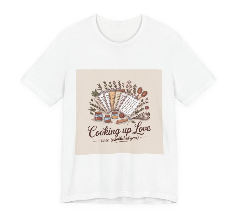 Cooking Up Love Unisex Short Sleeve Tee