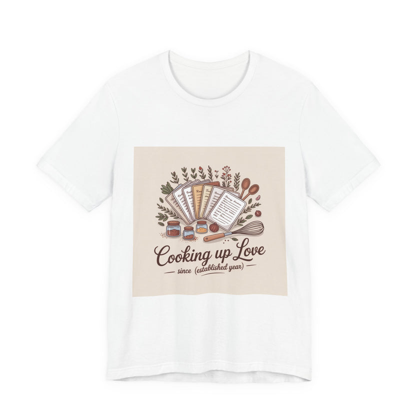 Cooking Up Love Unisex Short Sleeve Tee