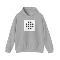 Minimal Constellation Grid Hoodie | Astrological Zodiac, Metallic Dot Galaxy