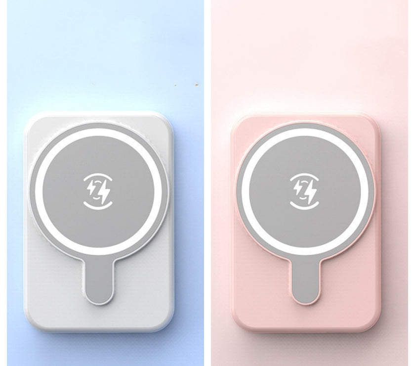 Mini Fast Charging Magnetic Wireless Power Bank 5000 MAh Portable