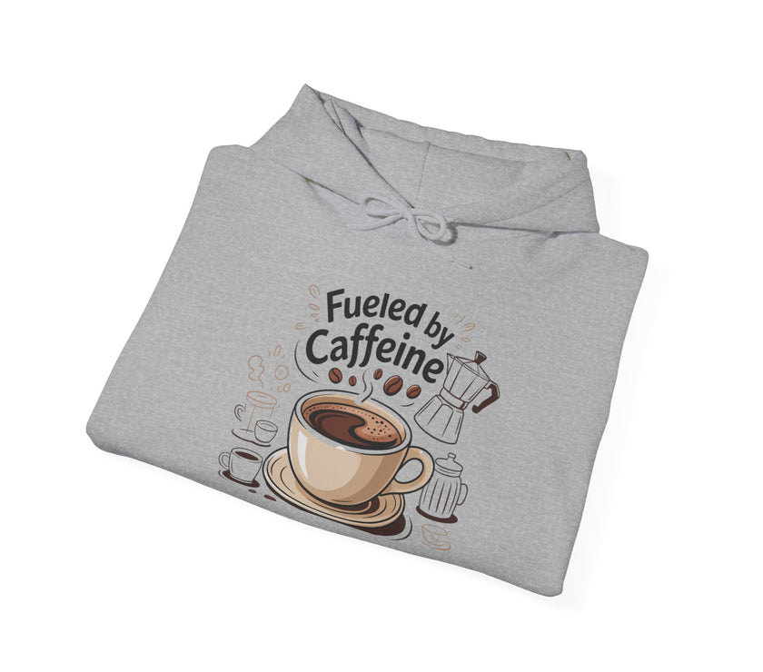 Caffeine Lover's Hoodie - Fueled by Caffeine Sweatshirt
