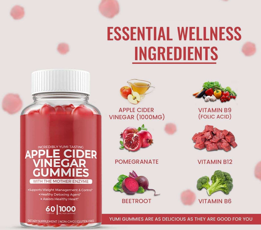 Household Nutritious Cider Vinegar Gummies