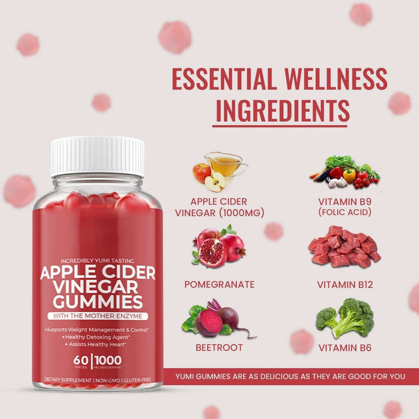 Household Nutritious Cider Vinegar Gummies