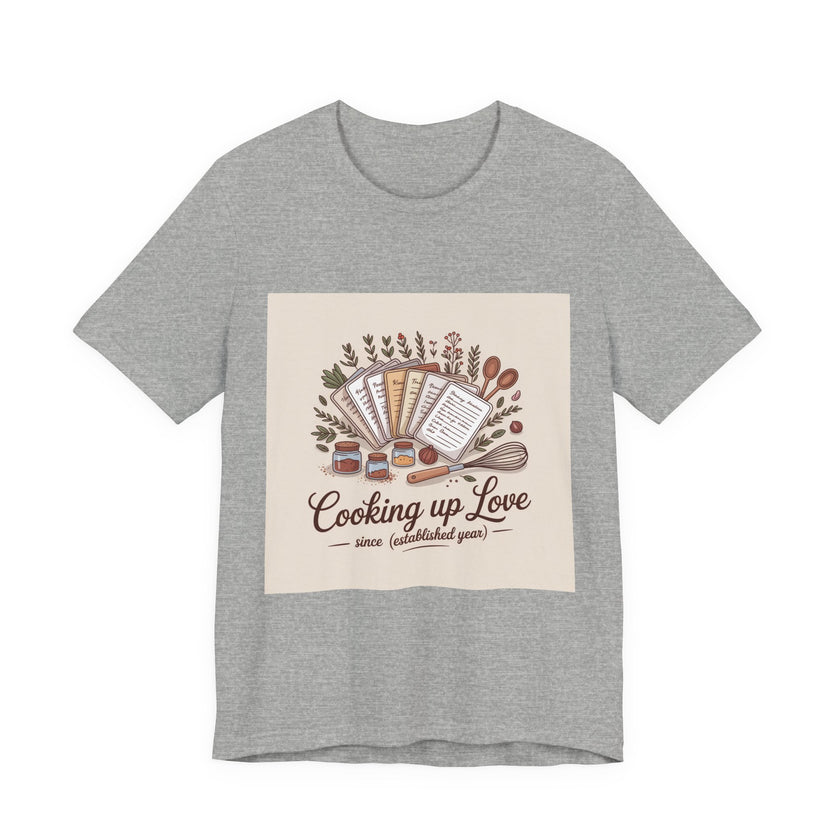 Cooking Up Love Unisex Short Sleeve Tee