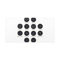 Zodiac Constellation Chart Canvas | Astrology Art Print, Metallic Galaxy