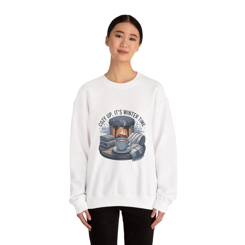 Cozy Winter Time Crewneck Sweatshirt