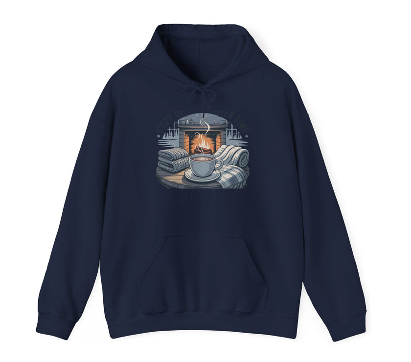 Cozy Winter Vibes Hooded Sweatshirt
