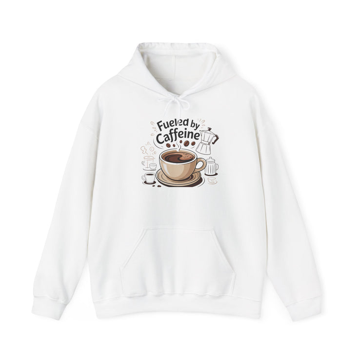 Caffeine Lover's Hoodie - Fueled by Caffeine Sweatshirt