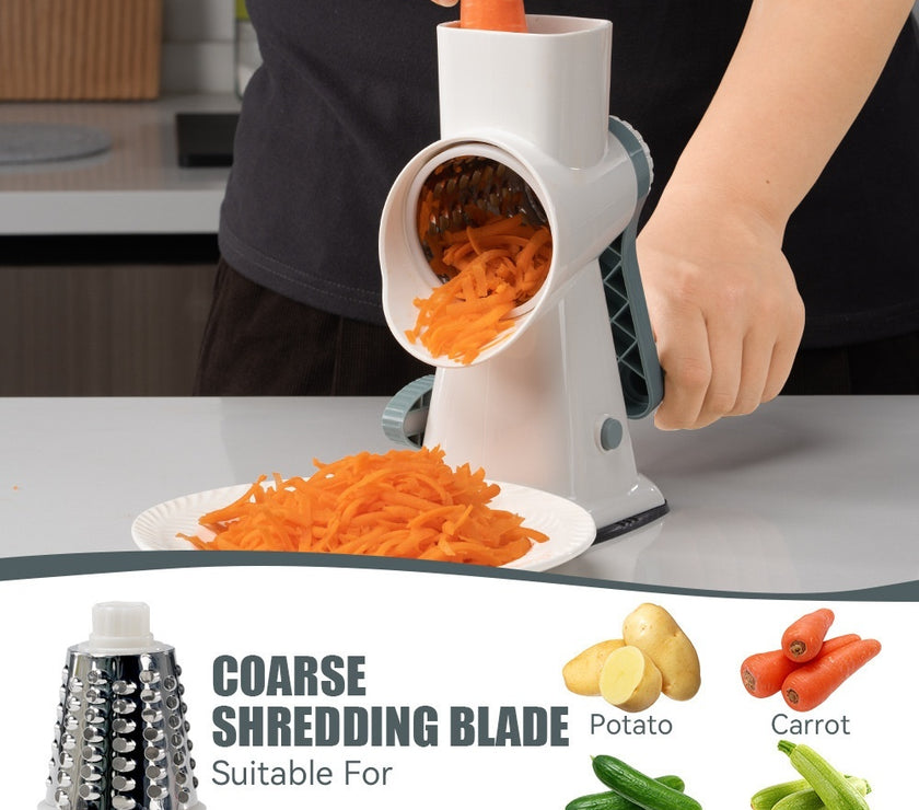 Multi-function Vegetable Chopper Hand Roller Shredded Cheese Silk Hand Kitchen Gadget