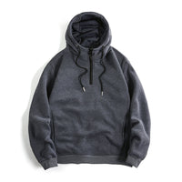 Men's Loose Casual Solid Color Hoodie