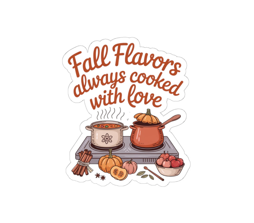 Fall Flavors Cooking Stickers - Always Cooked with Love