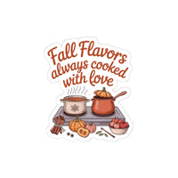 Fall Flavors Cooking Stickers - Always Cooked with Love