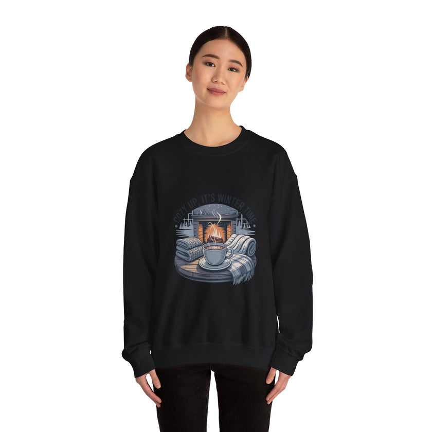 Cozy Winter Time Crewneck Sweatshirt