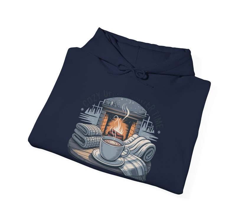 Cozy Winter Vibes Hooded Sweatshirt
