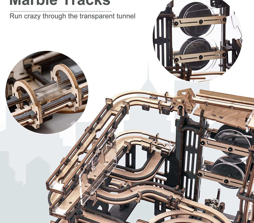 Marble Night City Wooden Puzzle