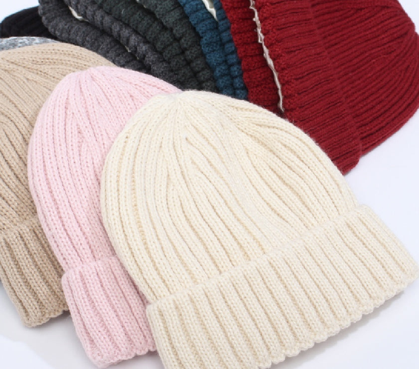 New Satin Warm Wool Hat Men And Women