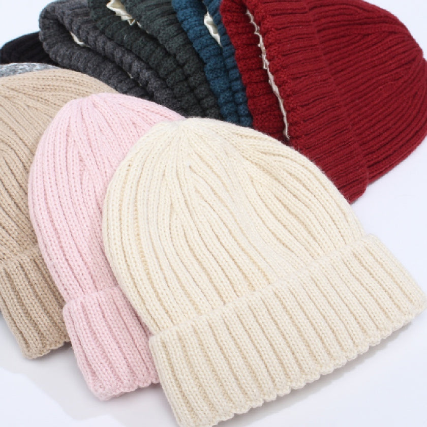New Satin Warm Wool Hat Men And Women