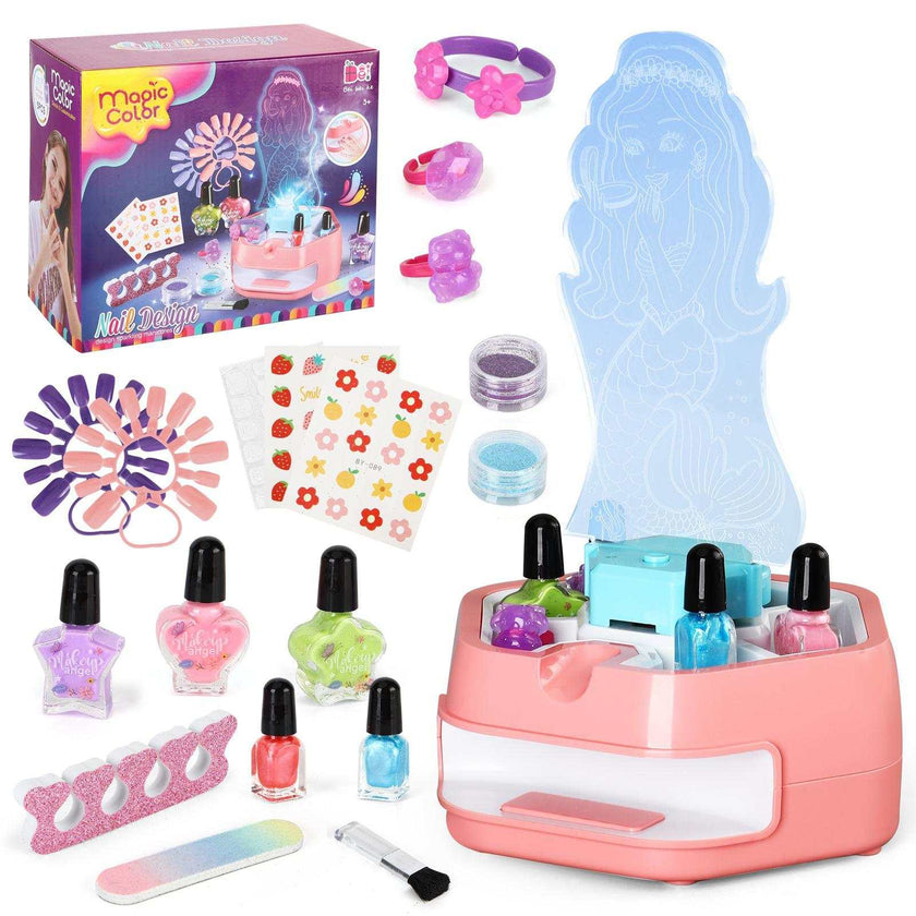 Kids Makeup And Nail Art Spray Set