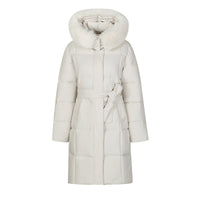 Big Fur Collar Women's Mid-length Winter Loose Korean Style Padded Down Jacket