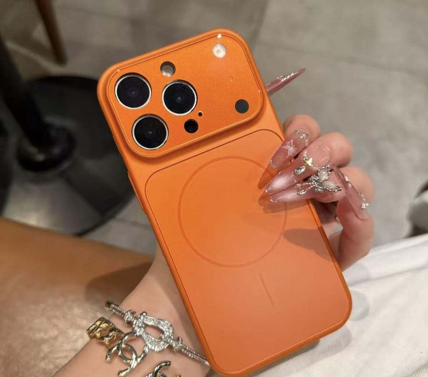 Solid Color All-inclusive Magnetic Phone Case