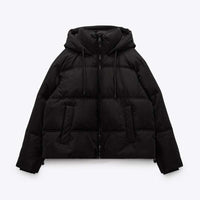 Women Clothing Hooded Down Jacket