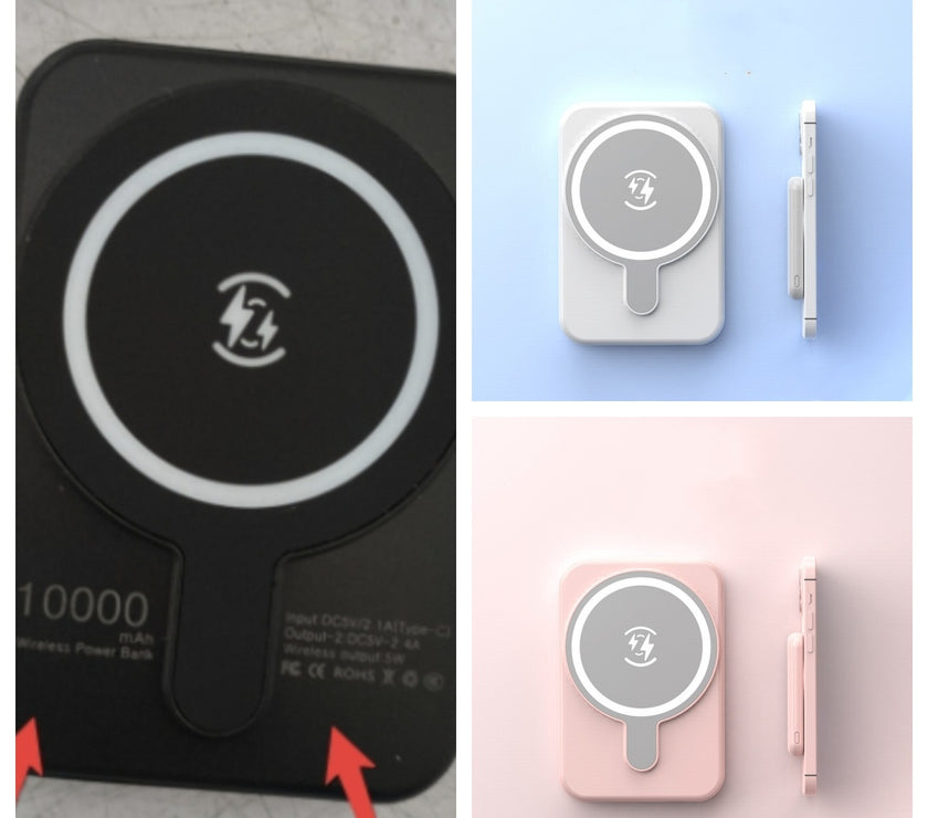 Mini Fast Charging Magnetic Wireless Power Bank 5000 MAh Portable