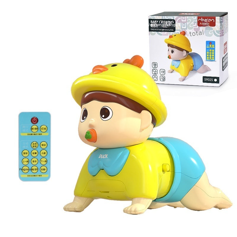 Children's Head-up Training 6 Months Music 1-year-old Coax Doll Learning Crawling Toys