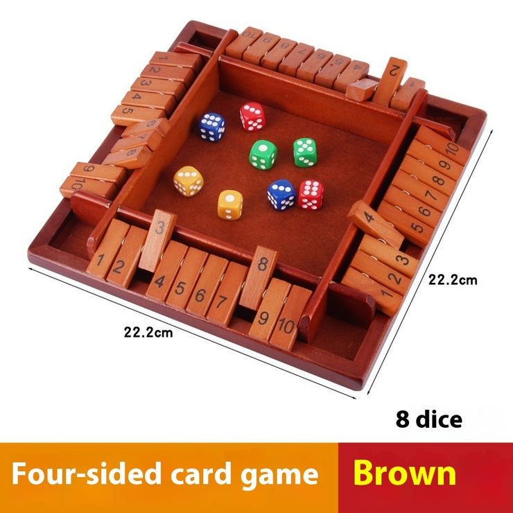 Four-sided Flip Card Game Digital Game Toy