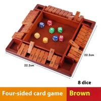 Four-sided Flip Card Game Digital Game Toy