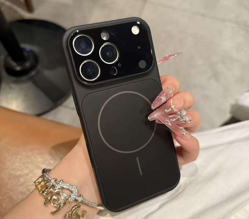Solid Color All-inclusive Magnetic Phone Case