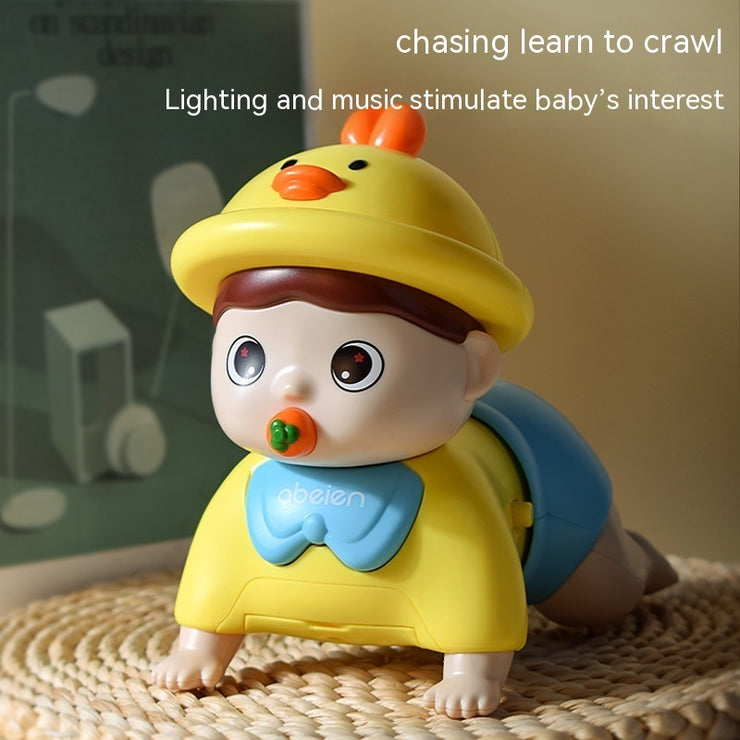 Children's Head-up Training 6 Months Music 1-year-old Coax Doll Learning Crawling Toys
