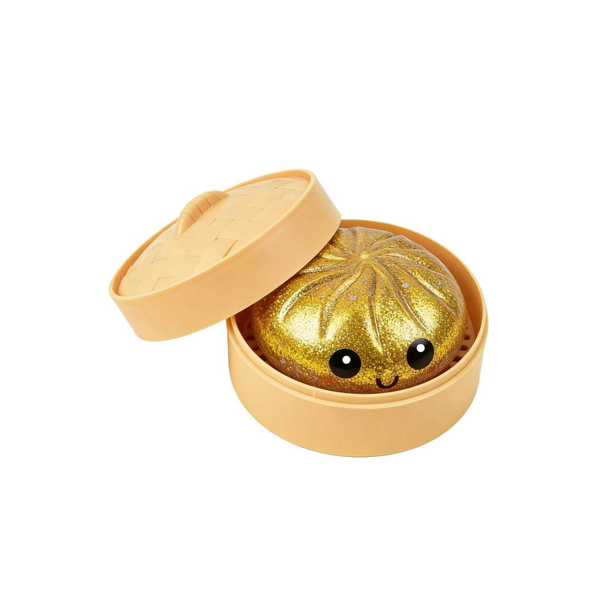 Dumpling squishies toy made of PP and TPR materials for stress relief and sensory play